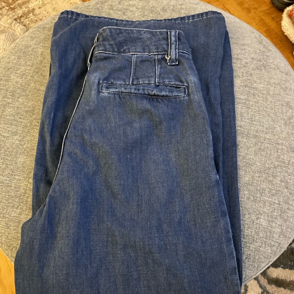 Banana Republic High Waisted Wide Leg Pants, Great Condition 25/0 Short